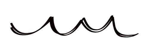 Abstract dark wave line on black background